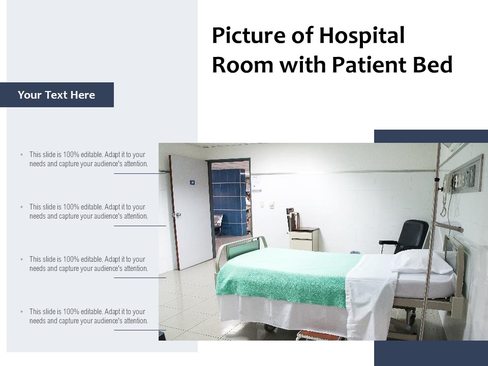 Picture Of Hospital Room With Patient Bed Ppt PowerPoint Presentation Visual Aids Professional PDF