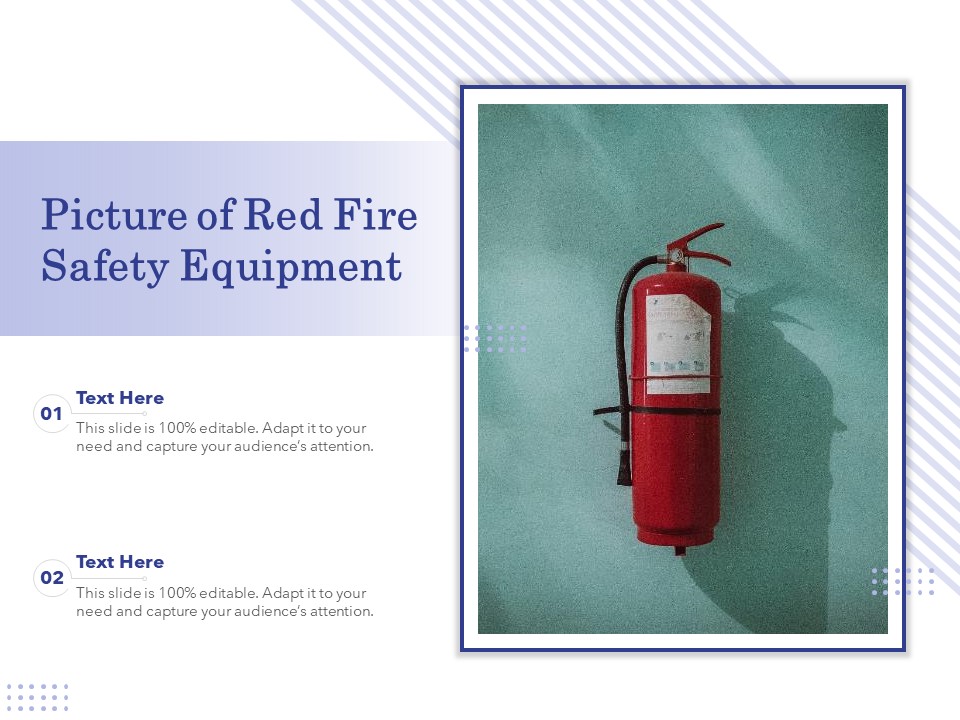 Picture Of Red Fire Safety Equipment Ppt PowerPoint Presentation Diagram Images PDF