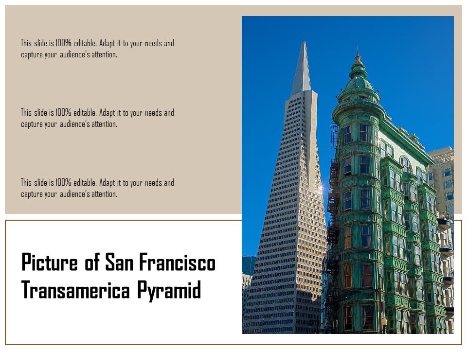 Picture Of San Francisco Transamerica Pyramid Ppt PowerPoint Presentation Slides Example PDF