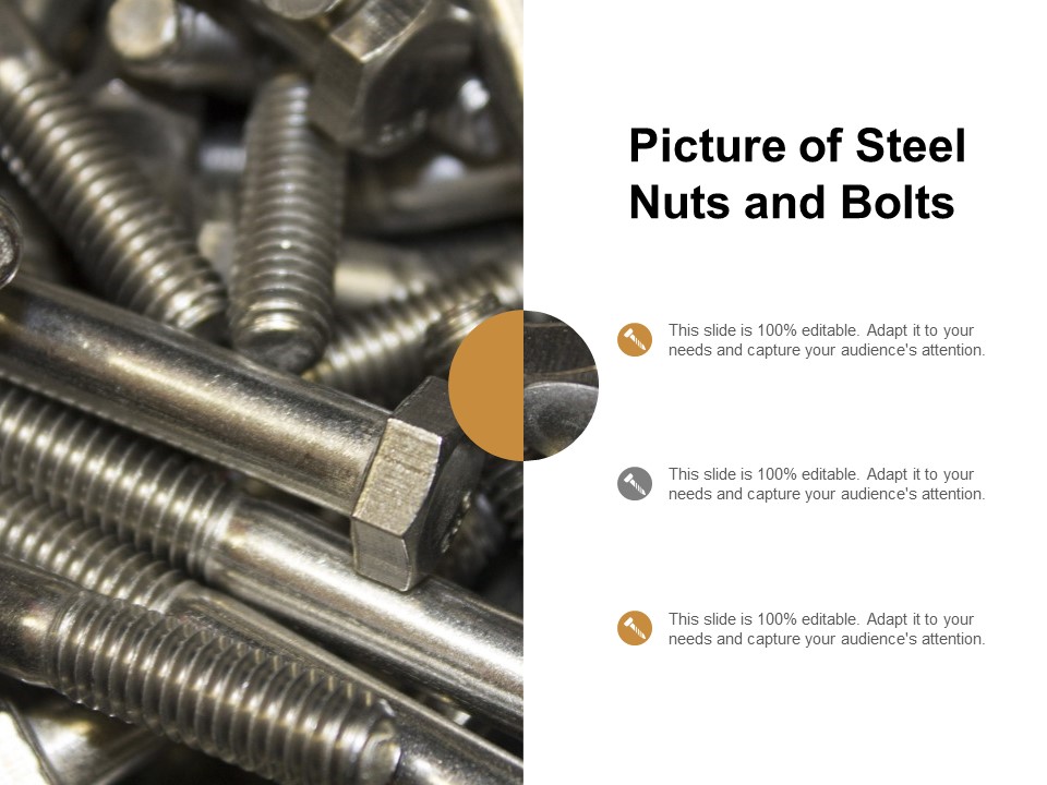 Picture Of Steel Nuts And Bolts Ppt PowerPoint Presentation Gallery Layouts