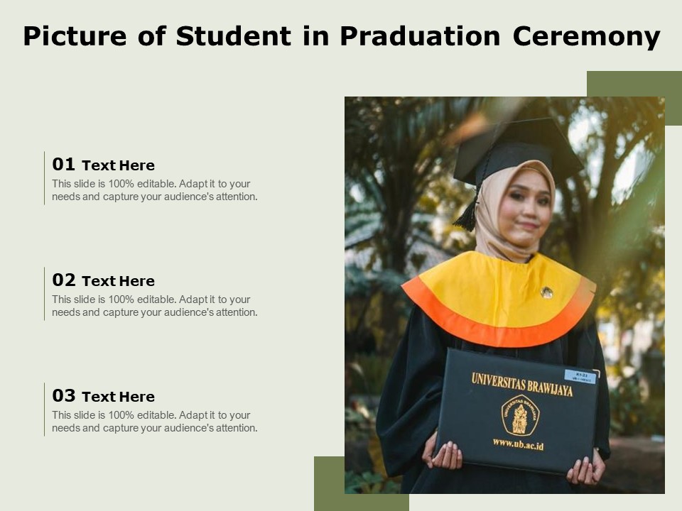 Picture Of Student In Praduation Ceremony Ppt PowerPoint Presentation File Example Topics PDF