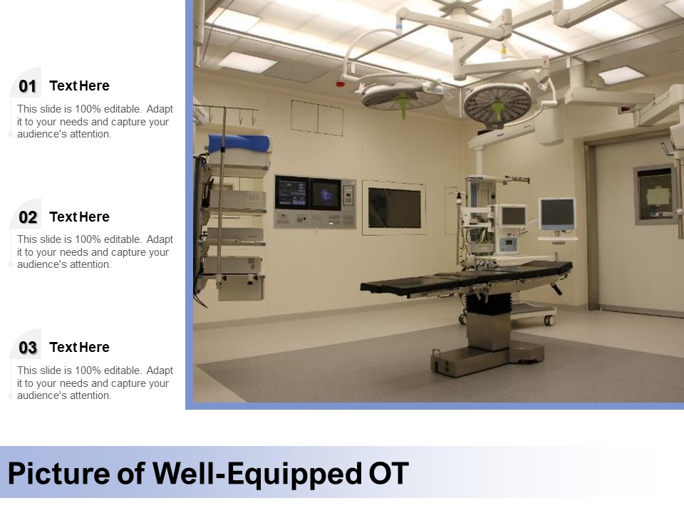 Picture Of Well Equipped OT Ppt PowerPoint Presentation Show Clipart Images PDF