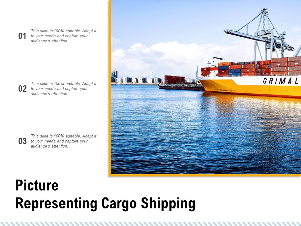 Picture Representing Cargo Shipping Ppt PowerPoint Presentation Slides Gallery PDF