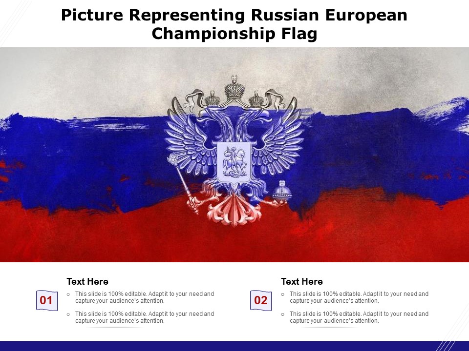 Picture Representing Russian European Championship Flag Ppt PowerPoint Presentation Gallery Brochure PDF