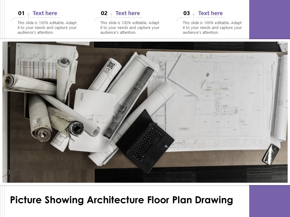 Picture Showing Architecture Floor Plan Drawing Ppt PowerPoint Presentation Inspiration Deck PDF