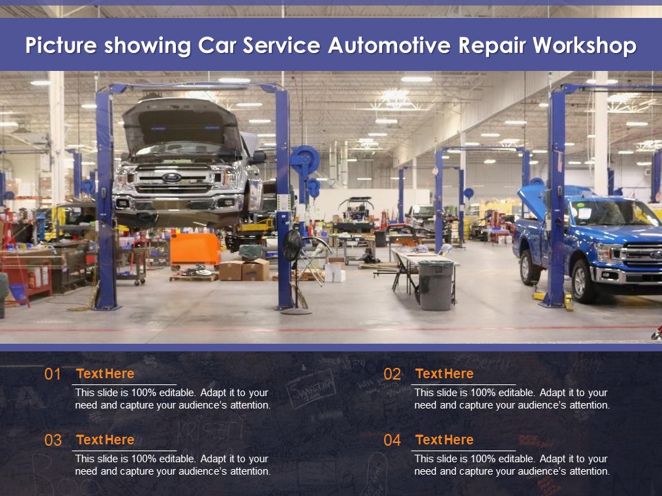 Picture Showing Car Service Automotive Repair Workshop Ppt PowerPoint Presentation File Graphic Tips PDF