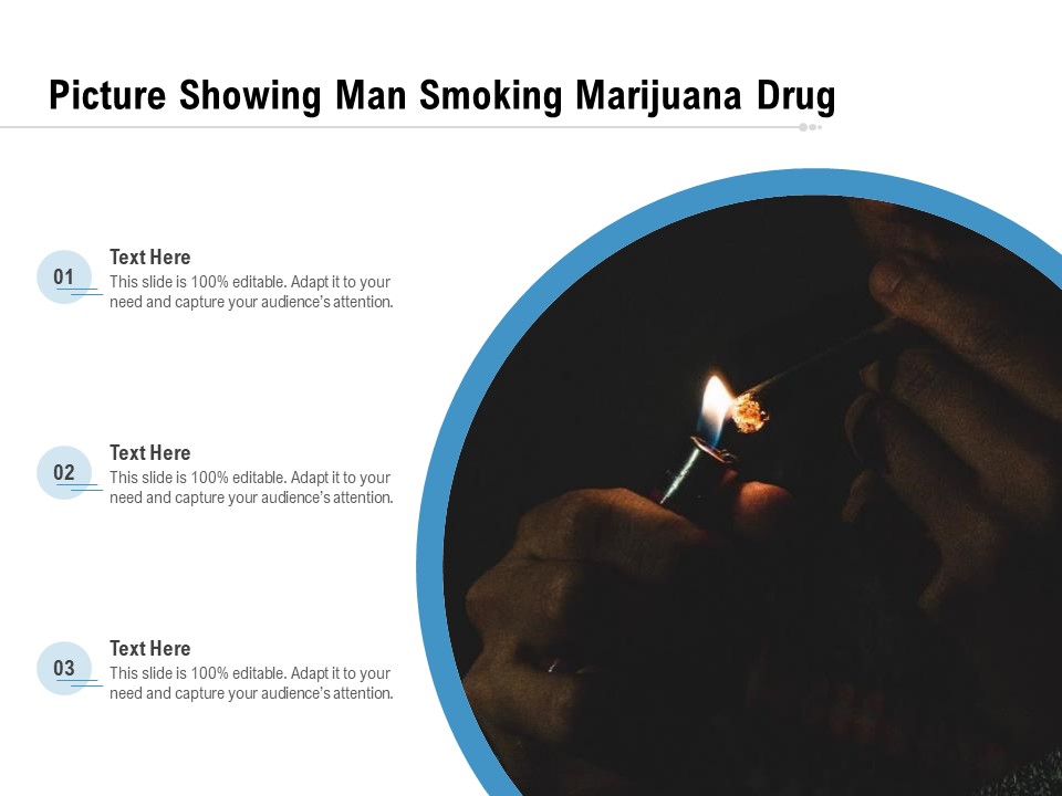 Picture Showing Man Smoking Marijuana Drug Ppt PowerPoint Presentation Gallery Professional PDF