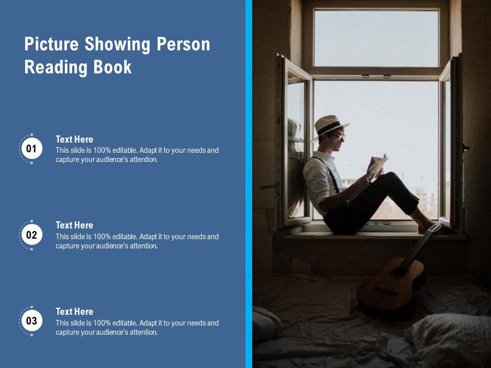 Picture Showing Person Reading Book Ppt PowerPoint Presentation Infographic Template Graphics PDF