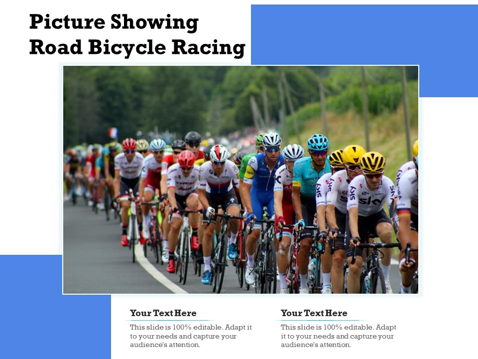Picture Showing Road Bicycle Racing Ppt PowerPoint Presentation Gallery Layout Ideas PDF