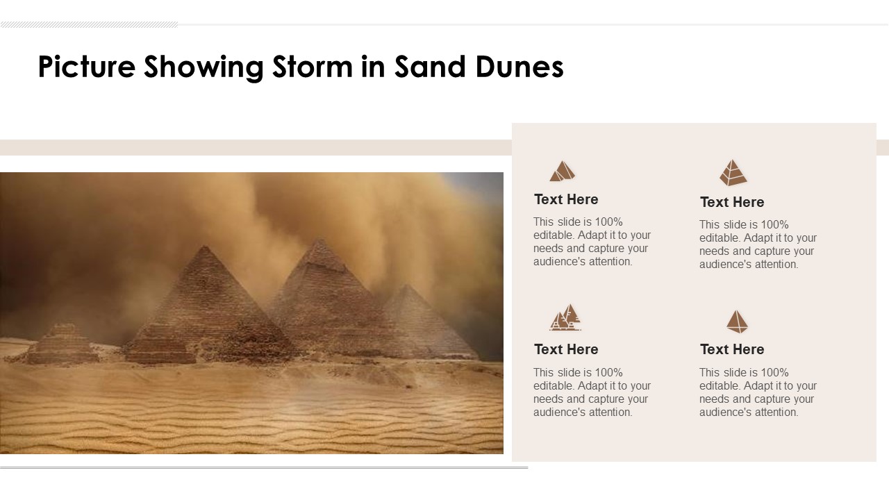 Picture Showing Storm In Sand Dunes Ppt PowerPoint Presentation File Deck PDF