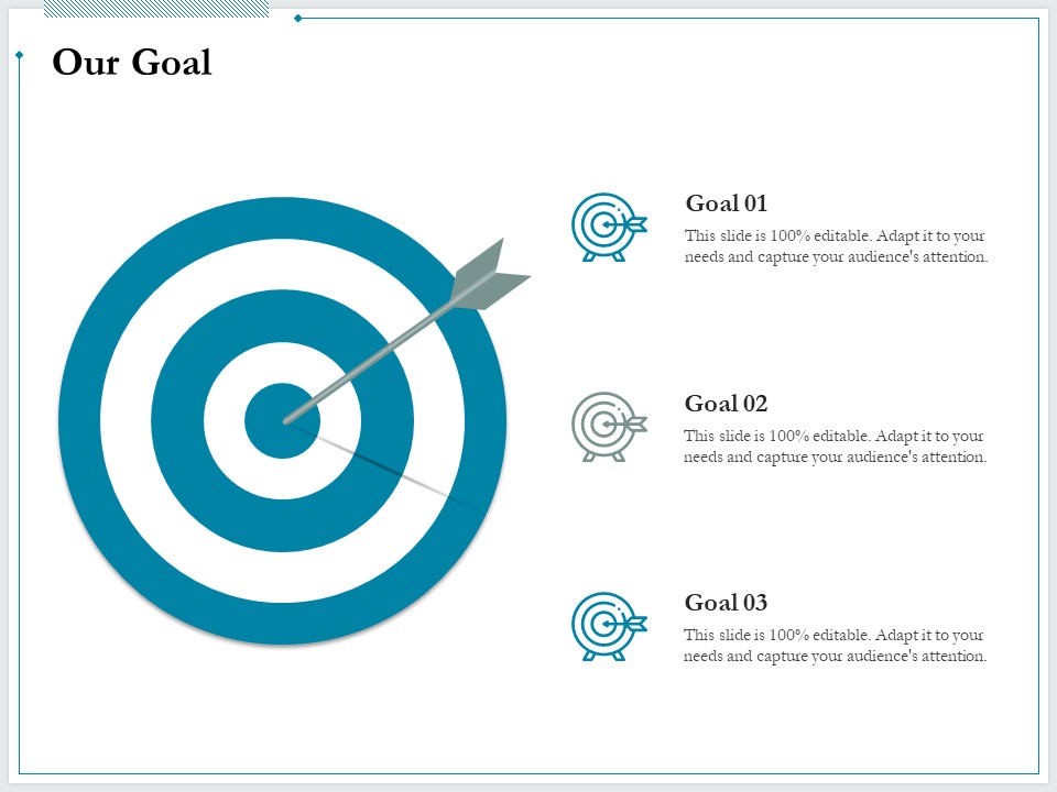 Pitch Deck For Raising Funds From Product Crowdsourcing Our Goal Information PDF