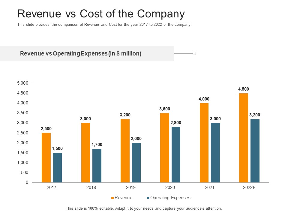 Pitch Deck Raise Capital Interim Financing Investments Revenue Vs Cost Of The Company Diagrams PDF
