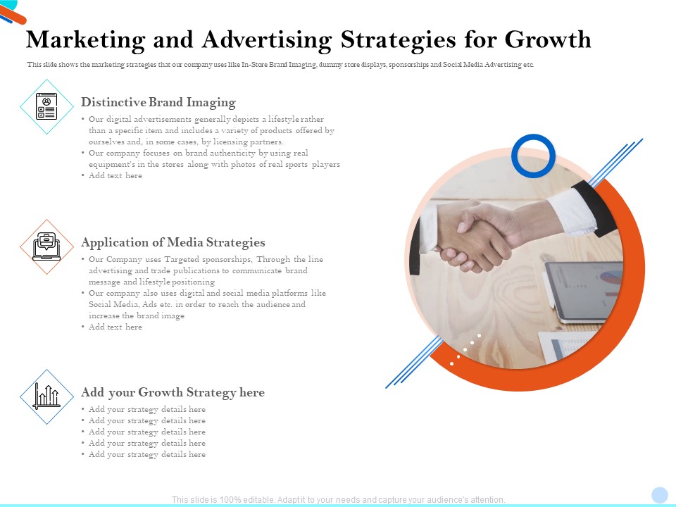 Pitch Presentation Raising Series C Funds Investment Company Marketing And Advertising Strategies For Growth Themes PDF