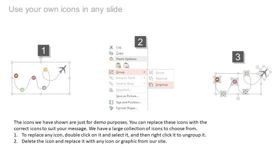 Plane Infographics For Future Vision PowerPoint Slides