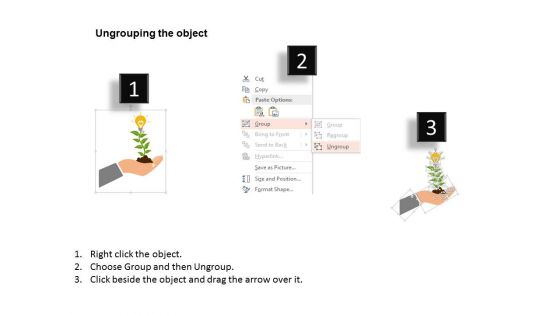 Plant With Bulb Education Growth Indication Powerpoint Template
