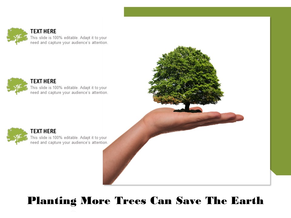 Planting More Trees Can Save The Earth Ppt PowerPoint Presentation Professional Clipart PDF