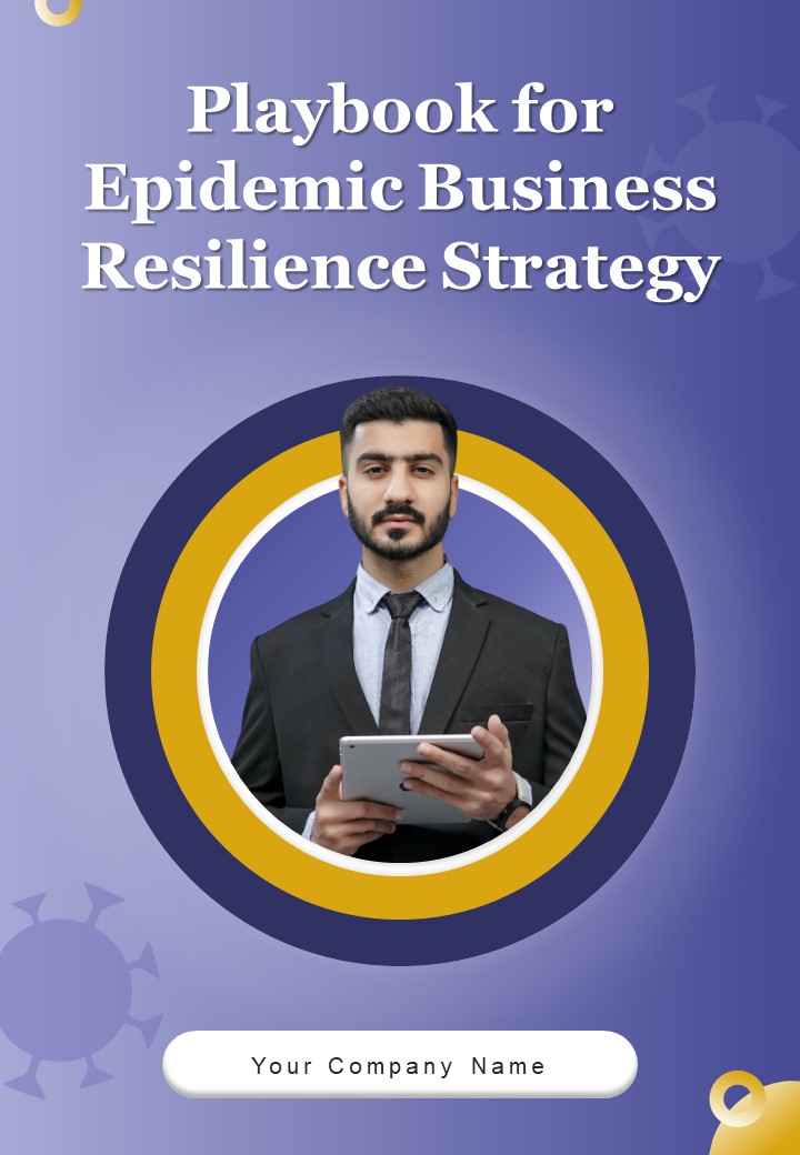 Playbook For Epidemic Business Resilience Strategy Template