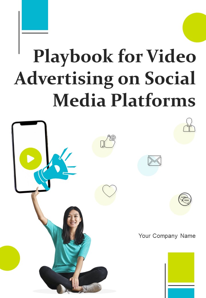 Playbook For Video Advertising On Social Media Platforms Template