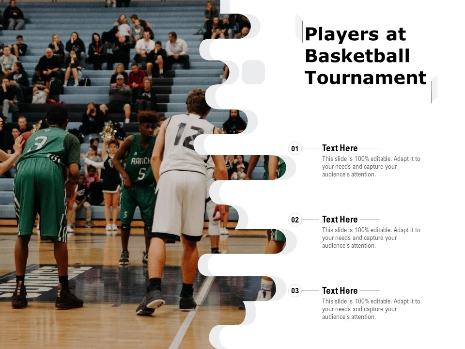 Players At Basketball Tournament Ppt PowerPoint Presentation Inspiration Brochure PDF