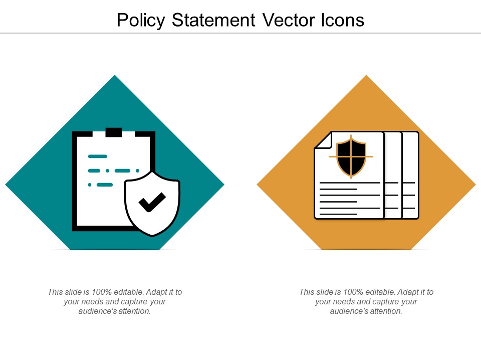 Policy Statement Vector Icons Ppt Powerpoint Presentation Professional Images