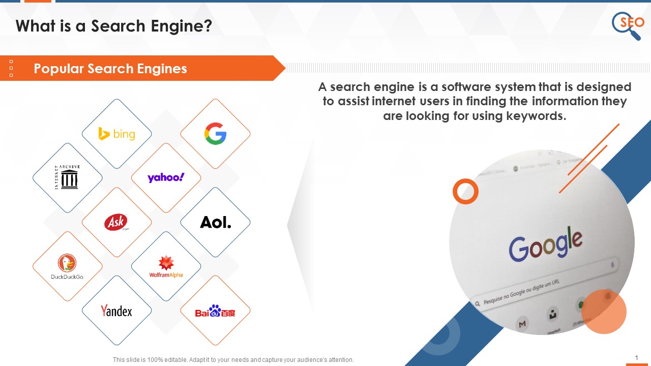 Popular Search Engines And What They Deliver Training Ppt