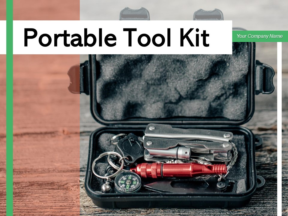 Portable Tool Kit Screw Driver Dollar Ppt PowerPoint Presentation Complete Deck