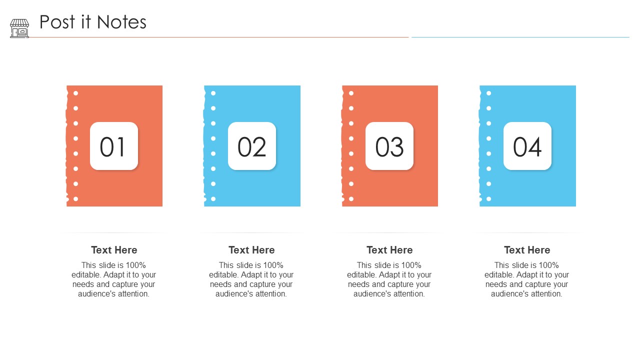 Positioning Store Brands Post It Notes Ppt Summary Background PDF