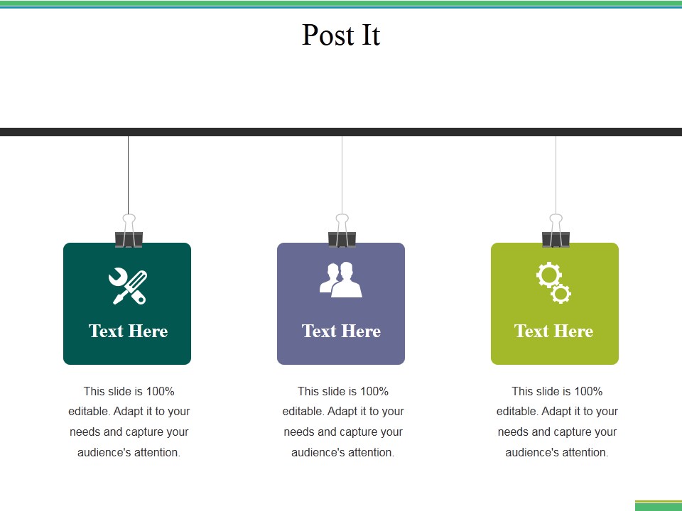 Post It Ppt PowerPoint Presentation File Grid