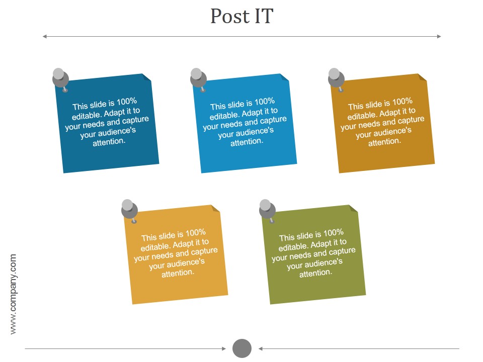 Post It Ppt PowerPoint Presentation Introduction