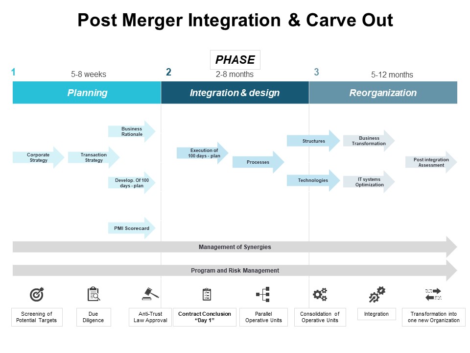 Post Merger Integration And Carve Out Ppt PowerPoint Presentation Layouts Layout