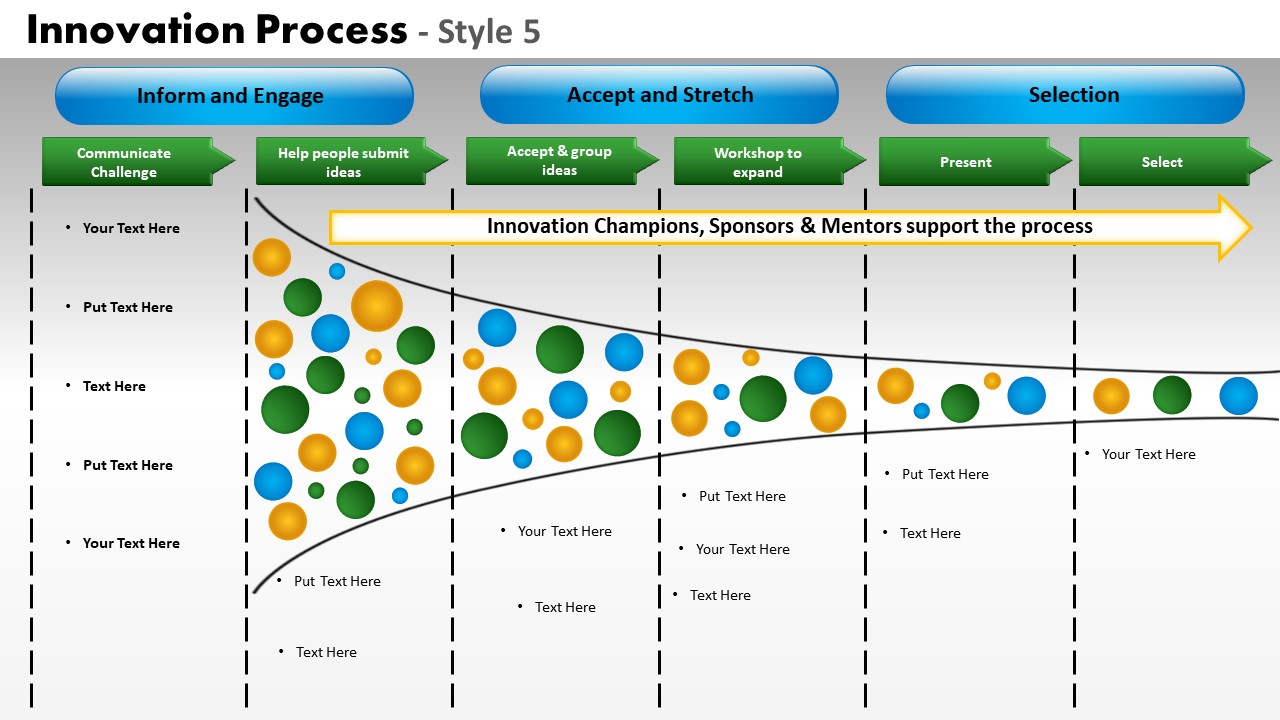 PowerPoint Design Funnel Process Ppt Template