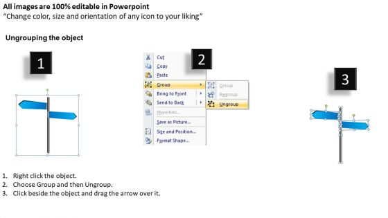 PowerPoint Layouts Growth Two Options Ppt Design