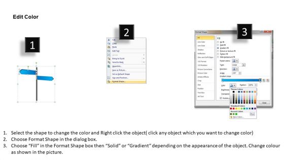 PowerPoint Layouts Growth Two Options Ppt Design