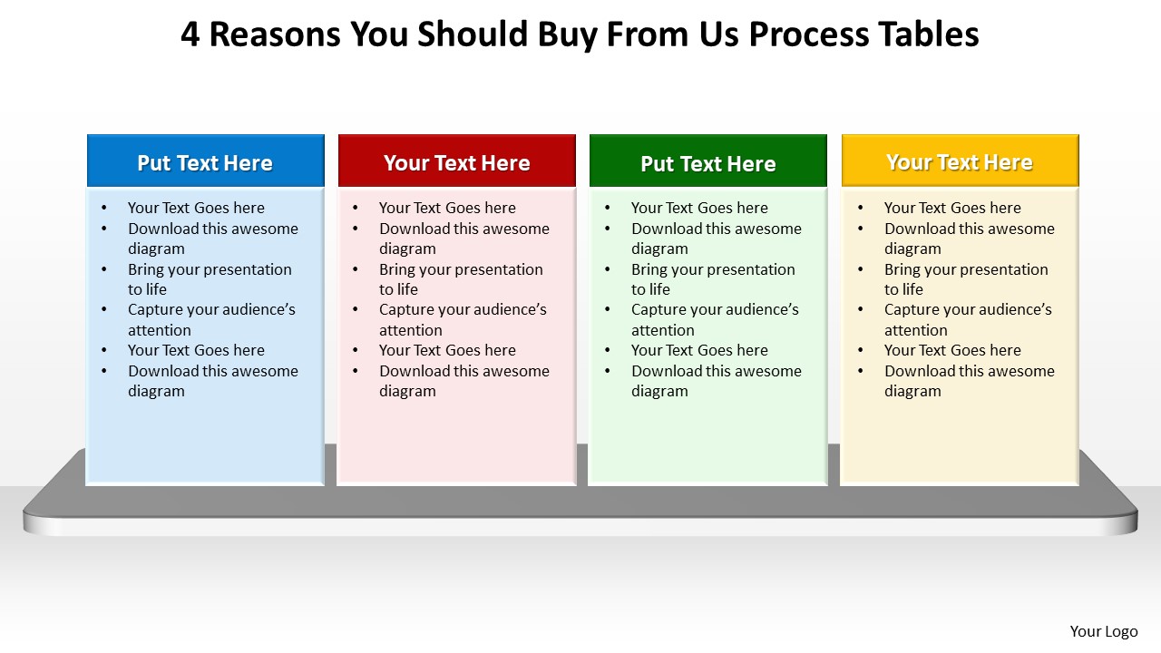PowerPoint Process Download Process Tables Ppt Slide Designs