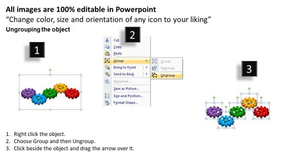 PowerPoint Process Success Gears Process Ppt Backgrounds