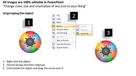 PowerPoint Slides Marketing Circular Puzzle Ppt Layouts