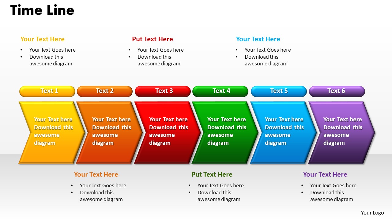 PowerPoint Template Diagram Flow Process Ppt Slides