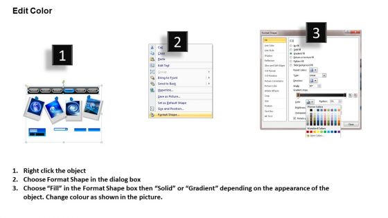 PowerPoint Template Diagram Tabs Ppt Design