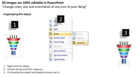 PowerPoint Template Process Funnel Diagram Ppt Presentation