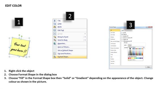 PowerPoint Templates Business Post It Notes Ppt Themes