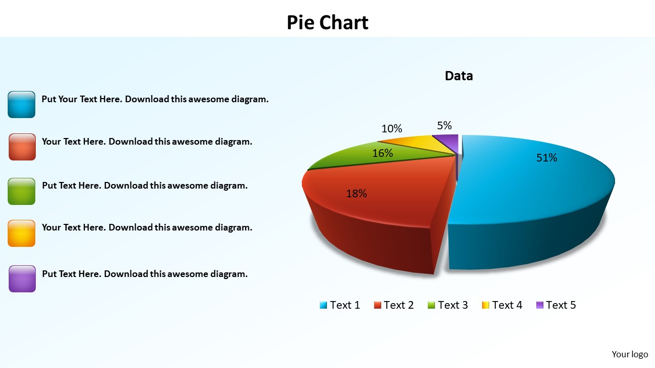 PowerPoint Templates Data Driven Pie Chart Ppt Themes
