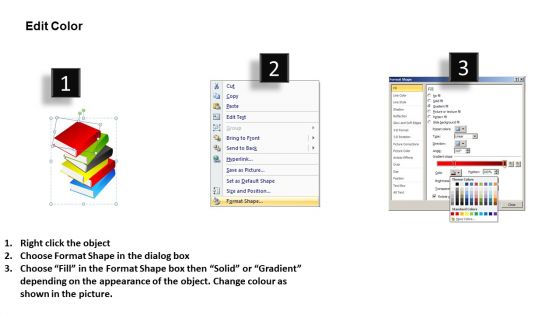 Ppt Graphics Education Books Editable PowerPoint Diagrams