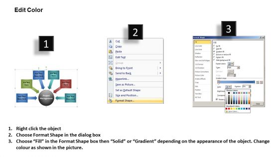 Ppt Slides With 5 Stages Semicircle Chart PowerPoint Templates