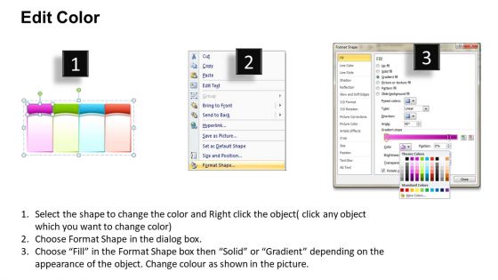 Ppt Tabular Way To List 4 Factors Processes PowerPoint Templates