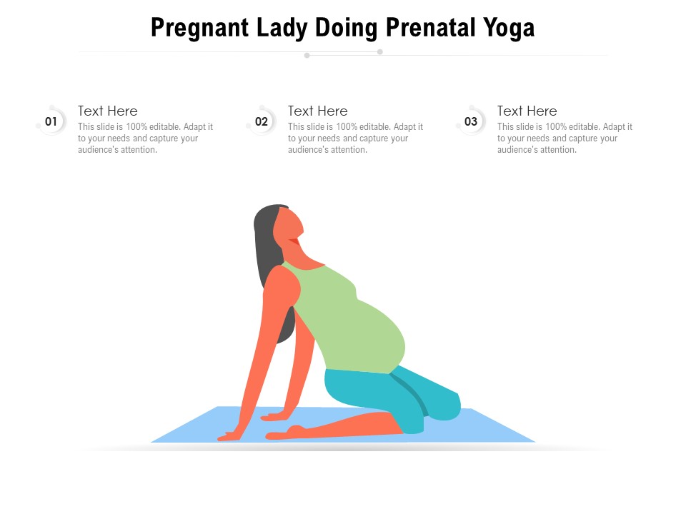 Pregnant Lady Doing Prenatal Yoga Ppt PowerPoint Presentation Icon Background PDF
