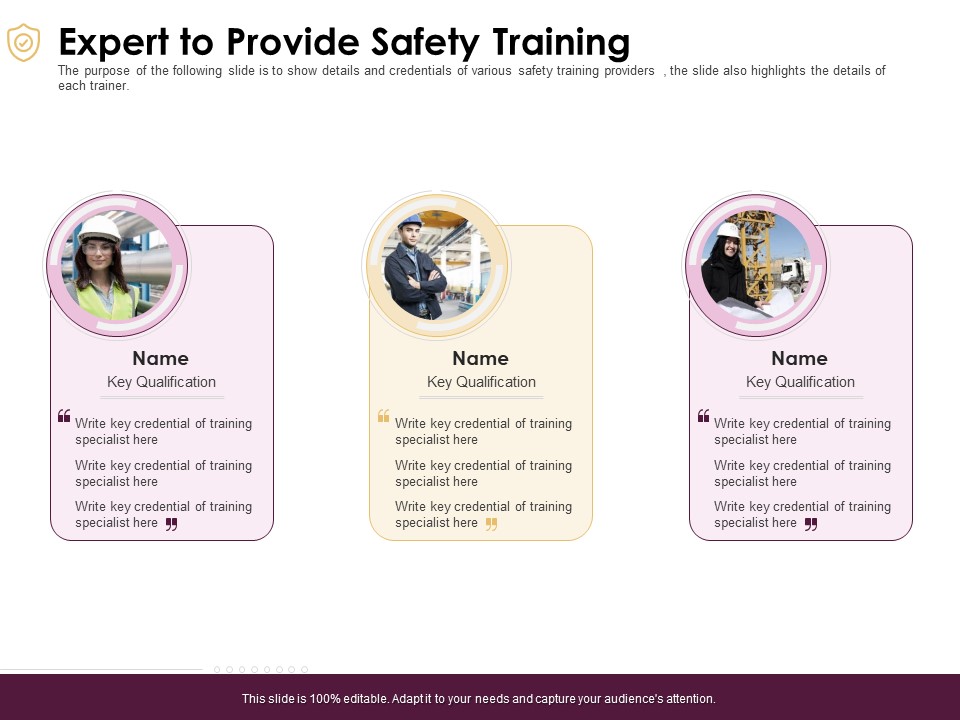 Preventive Measures Workplace Expert To Provide Safety Training Ppt Pictures Topics PDF