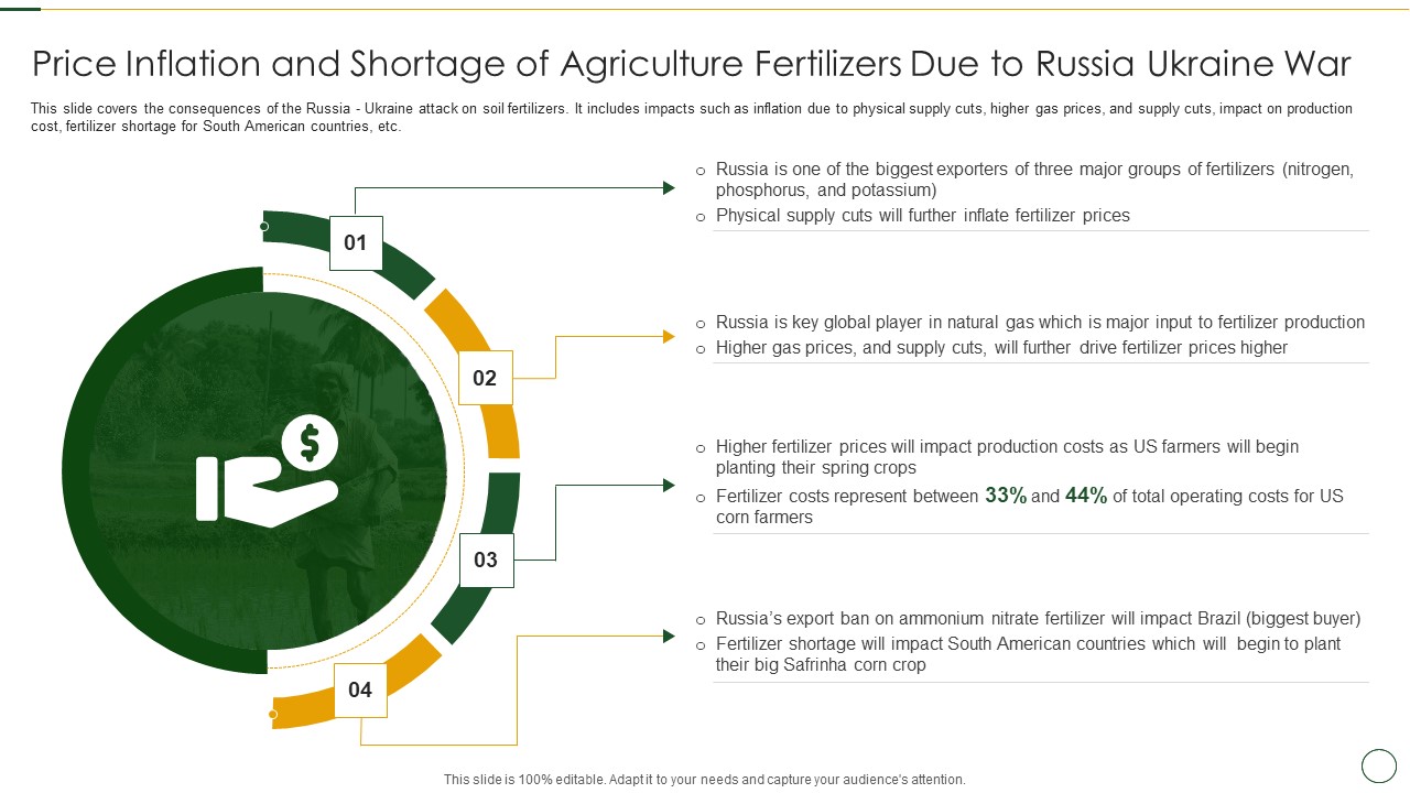 Price Inflation And Shortage Of Agriculture Fertilizers Due To Russia Ukraine War Microsoft PDF