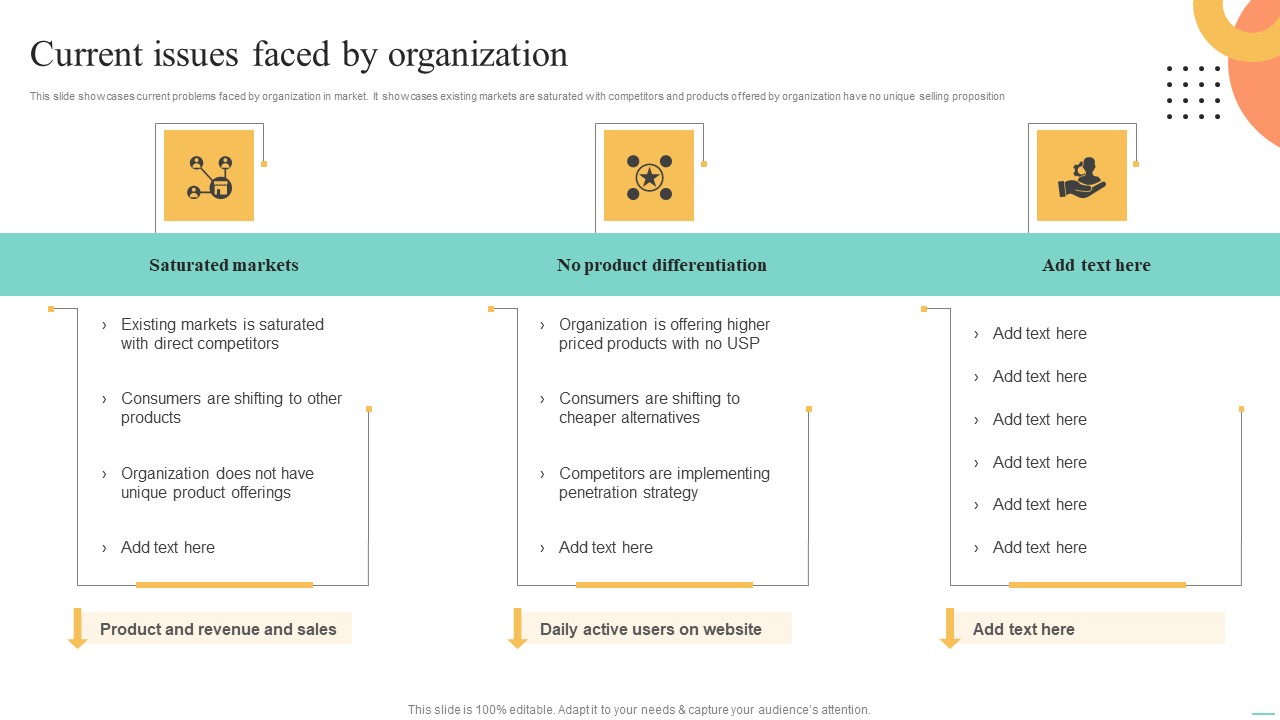 Price Leadership Technique Current Issues Faced By Organization Graphics PDF