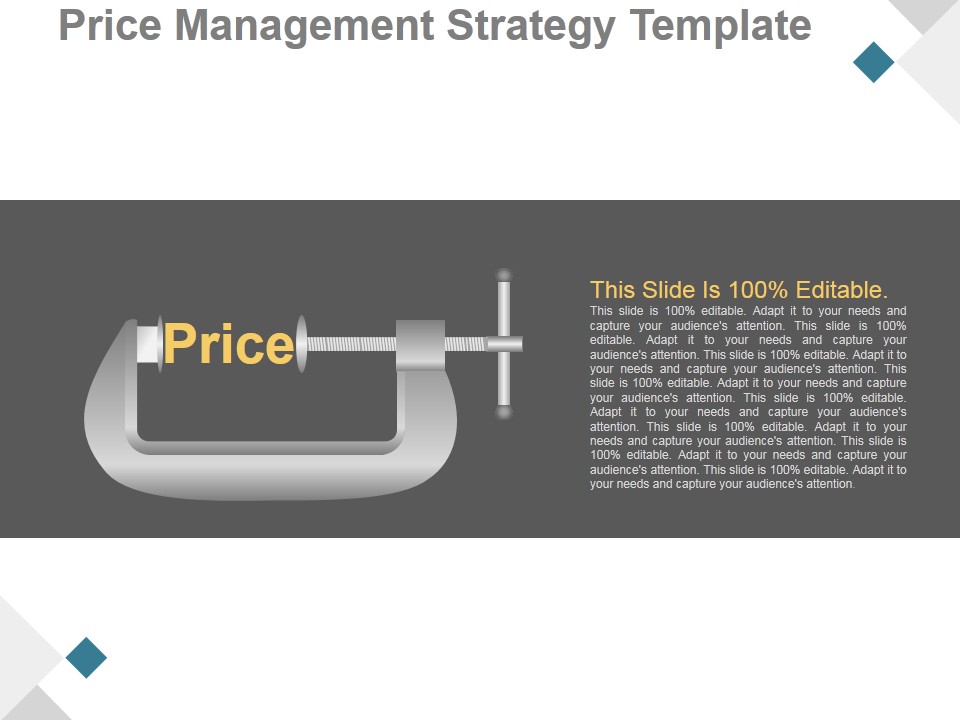Price Management Strategy Template Ppt PowerPoint Presentation Visuals