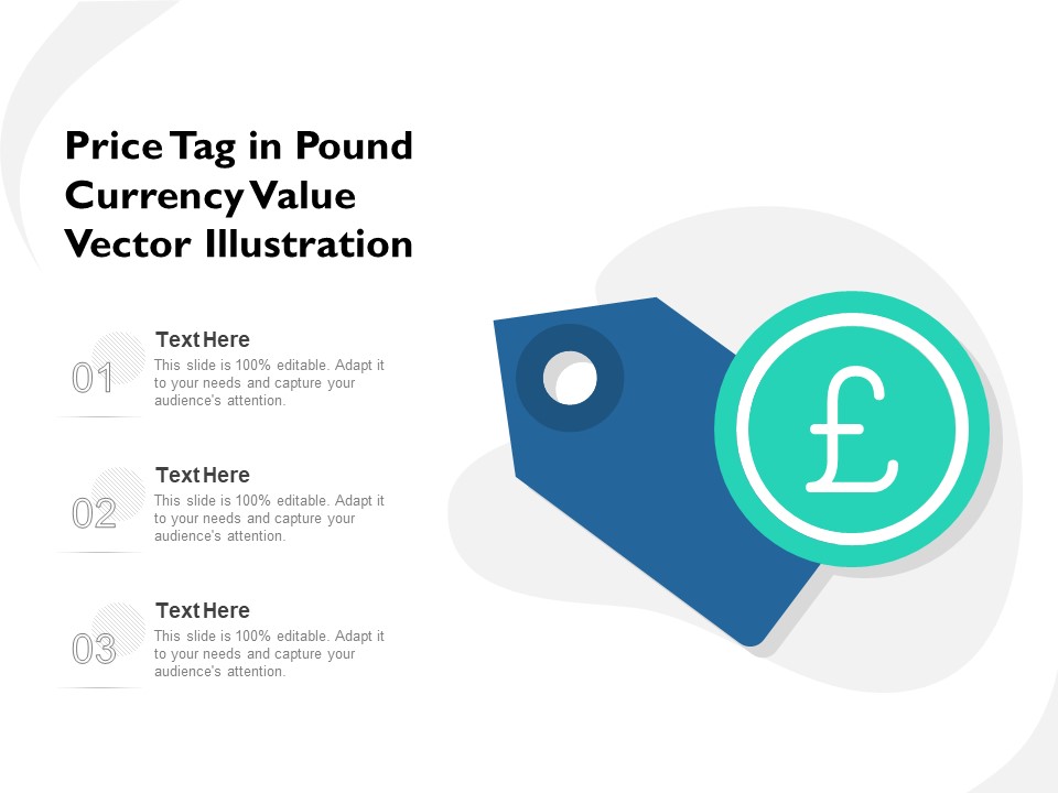 Price Tag In Pound Currency Value Vector Illustration Ppt PowerPoint Presentation Ideas Graphics PDF